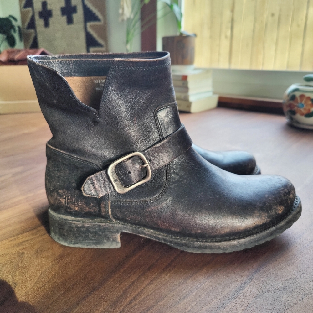 Frye Moto Boots Size 9.5